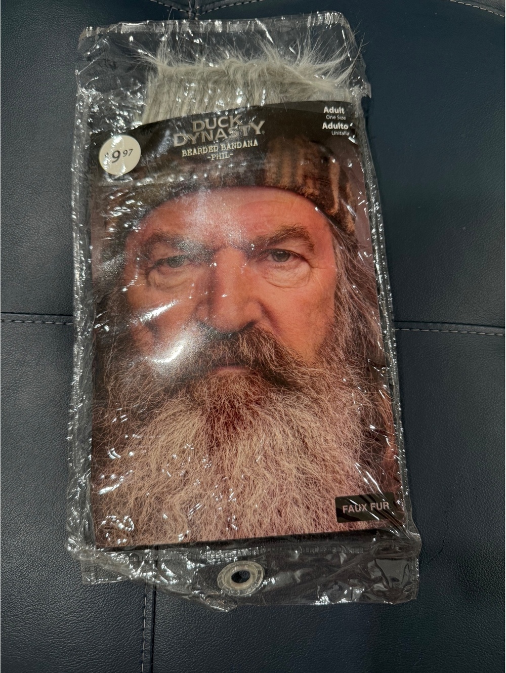 Duck Dynasty camo hat gray beard costume accessory